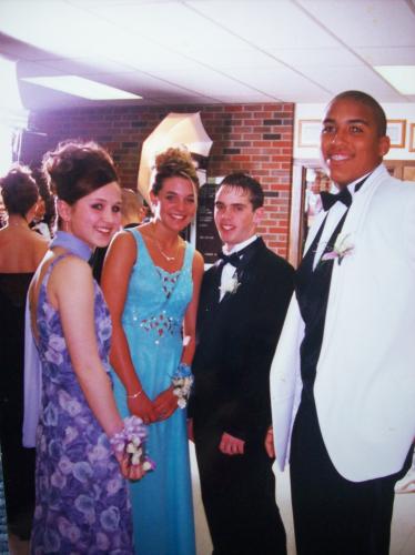 Heidi, Lacy, Trent and Dwan Prom Night